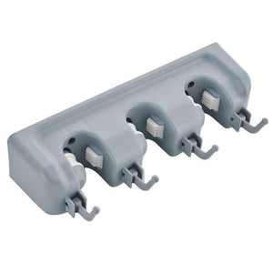 Planet Gates 3 racks Kitchen Organizer Mop Holder 5/4/3 Position Brush Broom Hanger Storage Rack Household Mop Brush Hanger Kitchen Organizer Gadgets