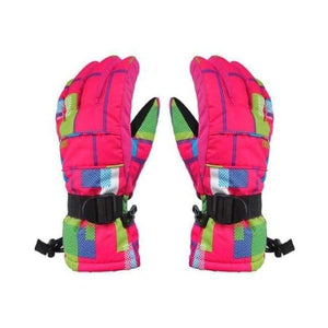 Planet Gates 3 / S Women Ski gloves Windproof Waterproof Warm Cycling Ski Snow Snowmobile Motorcycle Snowboard Skiing Gloves Winter Outdoor