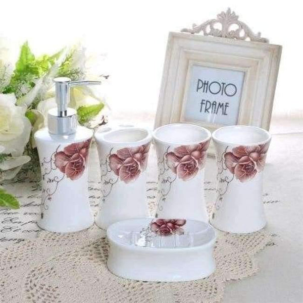 Planet Gates 3 Set ceramics Bathroom Accessories Set Soap Dispenser/Toothbrush Holder/Tumbler/Soap Dish Bathroom Products gift