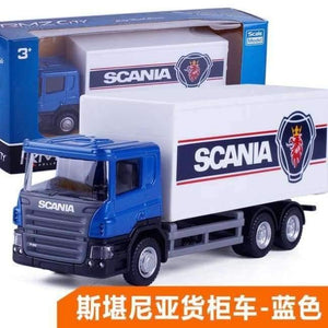 Planet Gates 3 Simulation RMZ city 1:64 Diecasts & Toy Vehicles Car Styling MAN Container Truck Alloy Truck Model kids Gift Pull Back Toys