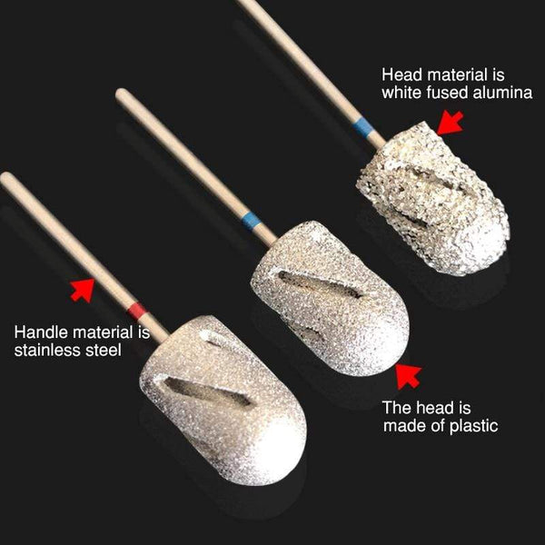 Planet Gates 3 Size Nail Accessories And Tools Manicure And Pedicure Drill Lathe Nail Drills Bits For Foot Care Tool Callus Clean Cuticle