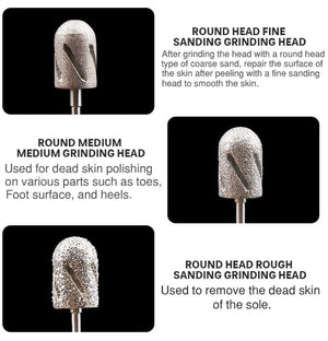 Planet Gates 3 Size Nail Accessories And Tools Manicure And Pedicure Drill Lathe Nail Drills Bits For Foot Care Tool Callus Clean Cuticle