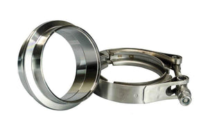 Planet Gates 3" SUS 304 Steel Stainless Exhaust V Band Clamp Flange Kit V-Band Vband Male Female Design WLR5243
