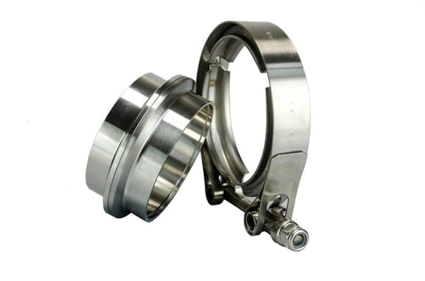 Planet Gates 3" SUS 304 Steel Stainless Exhaust V Band Clamp Flange Kit V-Band Vband Male Female Design WLR5243