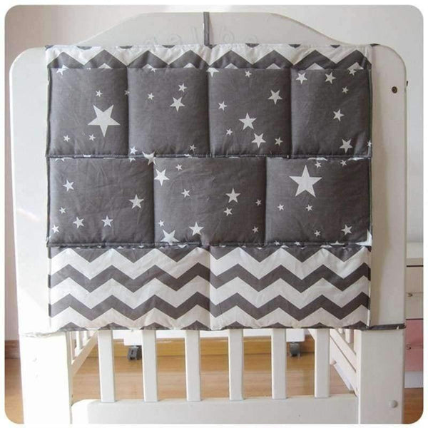Planet Gates 3 to 7Pcs Cotton Baby Bedding Set Grey Star Pattern Baby Bed Linen For Newborns Baby Sheet Bumpers Pillow Duvet Crib Bumpers