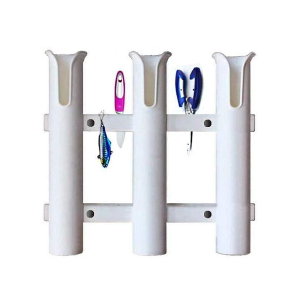 Planet Gates 3 Tubes Plastic Boat Rod Holder For Boats Marine Yacht Fishing Rod Rack Socket Fishing Box Accessories