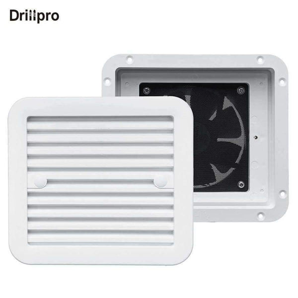 Planet Gates 3 Types RV Trailer Caravan Side Air Vent Ventilation Blade Fan Blower Cooling Two-Way One-Way Wind One-Way Mute 12V Low Noise