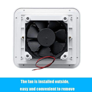 Planet Gates 3 Types RV Trailer Caravan Side Air Vent Ventilation Blade Fan Blower Cooling Two-Way One-Way Wind One-Way Mute 12V Low Noise