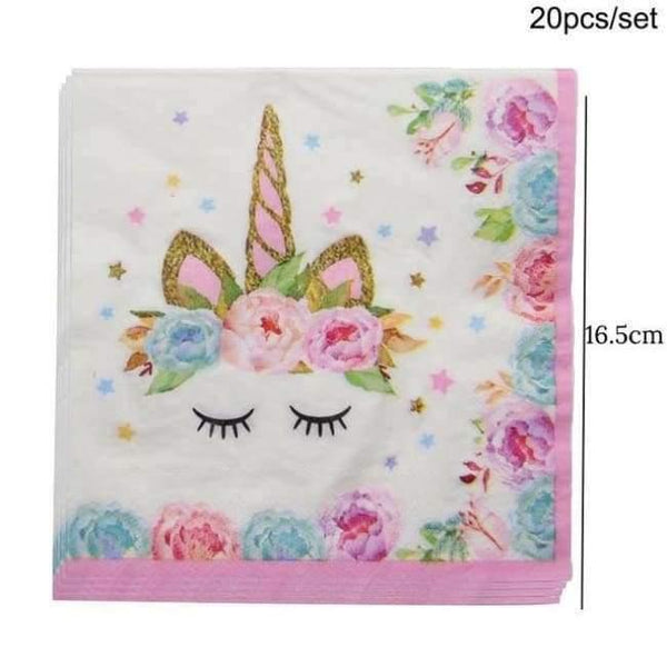 Planet Gates 3 Unicorn Party Decoration Kit Unicornio Plates/Cups/Napkins/Table Cover /Headband Baby Shower Birthday Decors Kids Party Supplies