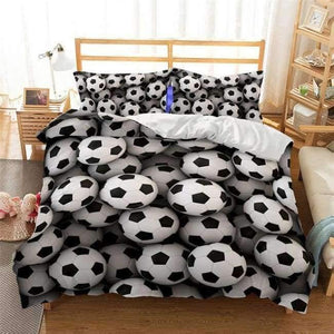 Planet Gates 3 / US twin / China 3D Bedding Set football Print Duvet cover set lifelike bedclothes with pillowcase bed set home Textiles #2-5