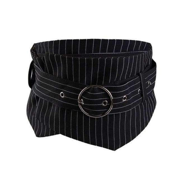 Waist Belts Women Casual Wide Belt Striped Fashion Decorative Round Buckle Velvet Waistband with Women's Wild Waist Knot Knotted