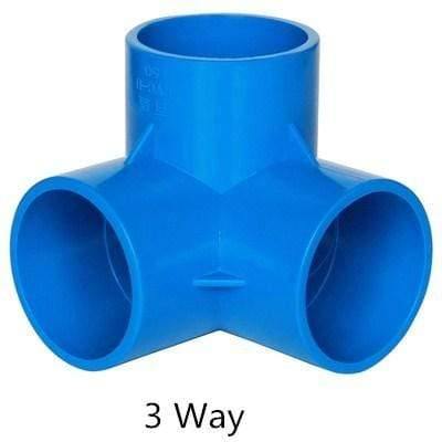Multifunction Pvc Pipe Connector DIY Shelf Support Joint 3 4 5 6 Way Splitter 20 -50mm Tube Coupler Adapter Garden Pipe Fittings
