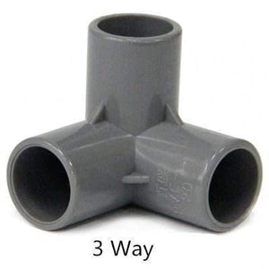 Multifunction Pvc Pipe Connector DIY Shelf Support Joint 3 4 5 6 Way Splitter 20 -50mm Tube Coupler Adapter Garden Pipe Fittings