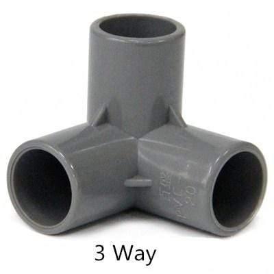 Multifunction Pvc Pipe Connector DIY Shelf Support Joint 3 4 5 6 Way Splitter 20 -50mm Tube Coupler Adapter Garden Pipe Fittings