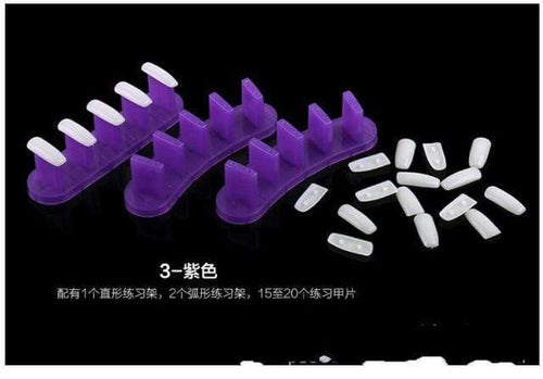 Planet Gates 3 White ABS Double Layer French Powder Box Recycled Nail Powder Storage Box Portable Infiltration Powder Container Nail Tool D302