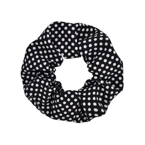 Women Vintage Hair Scrunchie Dot Plaid Hair Rope Girls Elastic Hair Band Ponytail Holder Striped Rubber Band Hair Accessories