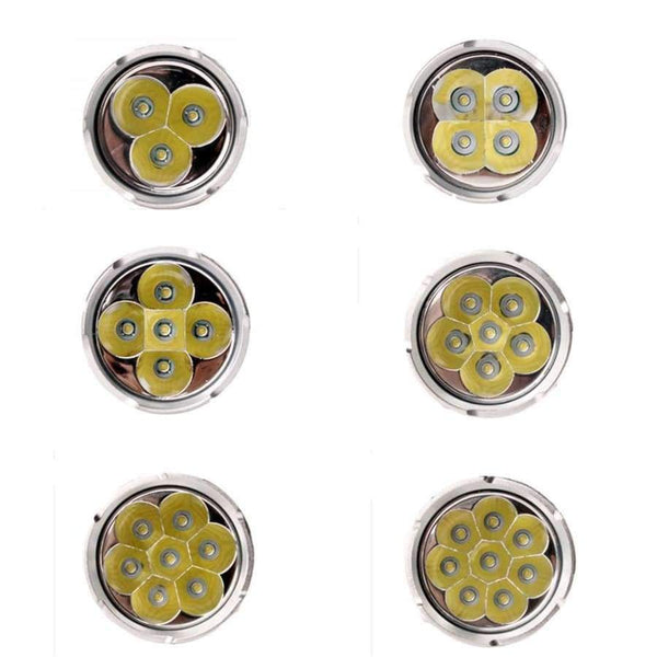 Planet Gates 3 x T6 / black Sofirn SF34 Powerful LED Flashlight 2000LM Cree LED Torch Light 18650 Tactical Flashlight 5 Modes Linterna Portable Lamp Light