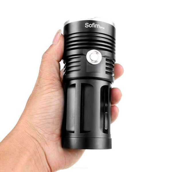 Planet Gates 3 x T6 / black Sofirn SF34 Powerful LED Flashlight 2000LM Cree LED Torch Light 18650 Tactical Flashlight 5 Modes Linterna Portable Lamp Light