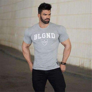 Planet Gates 3 / XL GYKZ 2018 Mens Summer Gyms Casual T Shirt Fashion Gyms Fitness Bodybuilding Muscle Male Short Shirts Cotton Tee Tops Clothing