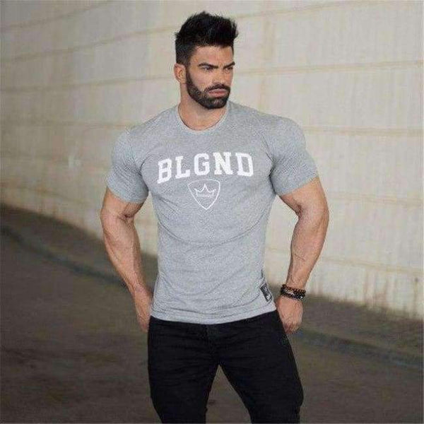 Planet Gates 3 / XL GYKZ 2018 Mens Summer Gyms Casual T Shirt Fashion Gyms Fitness Bodybuilding Muscle Male Short Shirts Cotton Tee Tops Clothing