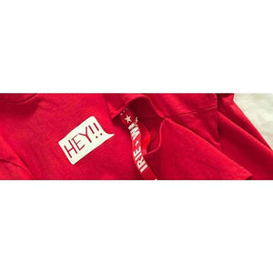 Planet Gates 3 / XL Korean Harajuku Style Hey Alphabet Women T Shirt Personality Hole Ribbon Half Sleeve Student Tops Fashion Tees ZO9