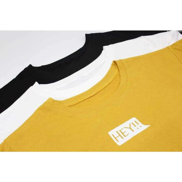 Planet Gates 3 / XL Korean Harajuku Style Hey Alphabet Women T Shirt Personality Hole Ribbon Half Sleeve Student Tops Fashion Tees ZO9