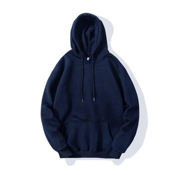 Planet Gates 3 / XXL Men Hoodies Hip Hop Streetwear Casual Hoodies Sweatshirts Elasticity Solid Color Fleece Thick Warm Threaded Cuffs