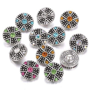 Planet Gates 30 10pcs/lot New Snap Jewelry Tree of Life 12mm Metal Snap Buttons Fit Snap Bracelet Bangles Necklaces