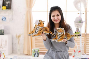 Planet Gates 30-120cm Big Leopard Panther Plush Toys Giant White Tiger Black Panther Soft Stuffed Animal Pillow Animal Doll Toys For Children