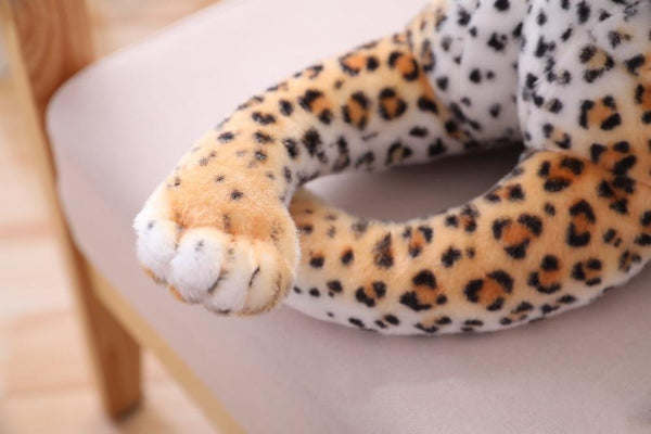 Planet Gates 30-120cm Big Leopard Panther Plush Toys Giant White Tiger Black Panther Soft Stuffed Animal Pillow Animal Doll Toys For Children