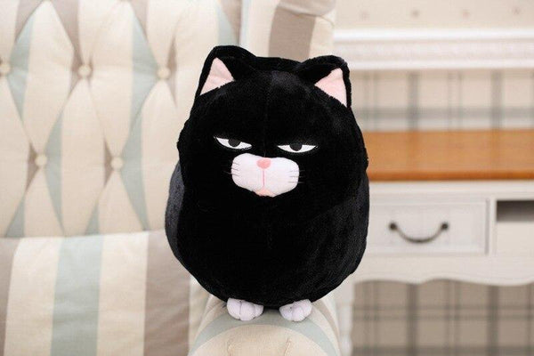 30/40cm Cute Cat Plush Toy Black Gray White Cat Stuffed Toys Lovely Animals Cat Doll Birthday Gift for Children Girl Room Decor