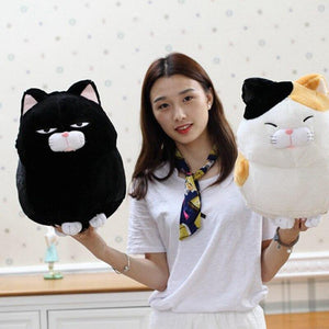 30/40cm Cute Cat Plush Toy Black Gray White Cat Stuffed Toys Lovely Animals Cat Doll Birthday Gift for Children Girl Room Decor