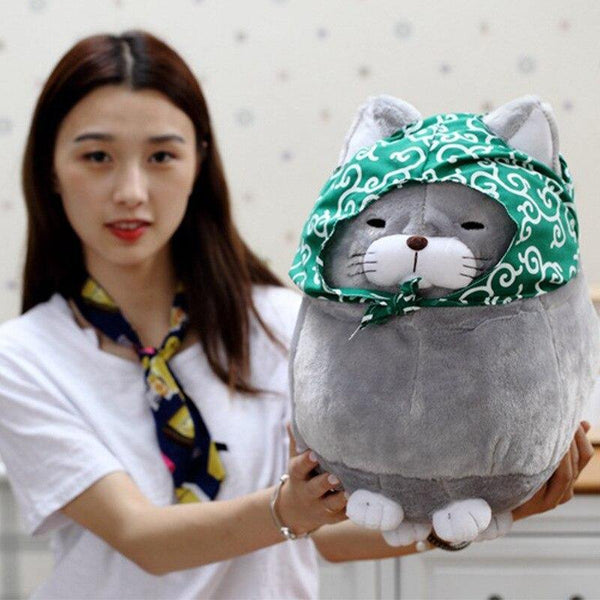30/40cm Cute Cat Plush Toy Black Gray White Cat Stuffed Toys Lovely Animals Cat Doll Birthday Gift for Children Girl Room Decor