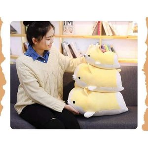 Planet Gates 30/45/60cm Cute Corgi Dog Plush Toy Stuffed Soft Animal Cartoon Pillow Lovely Christmas Gift for Kids Kawaii Valentine Present
