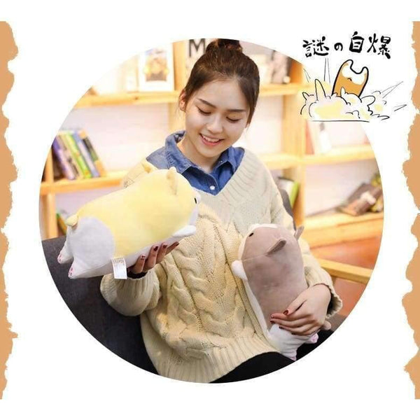 Planet Gates 30/45/60cm Cute Corgi Dog Plush Toy Stuffed Soft Animal Cartoon Pillow Lovely Christmas Gift for Kids Kawaii Valentine Present