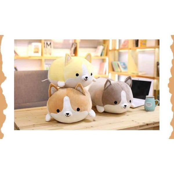 Planet Gates 30/45/60cm Cute Corgi Dog Plush Toy Stuffed Soft Animal Cartoon Pillow Lovely Christmas Gift for Kids Kawaii Valentine Present