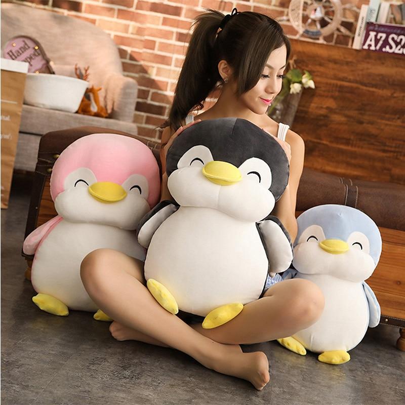 Planet Gates 30-55cm Soft Fat Penguin Plush Toys Stuffed Cartoon Animal Doll Fashion Toy for Kids Baby Lovely Girls Christmas Birthday Gift