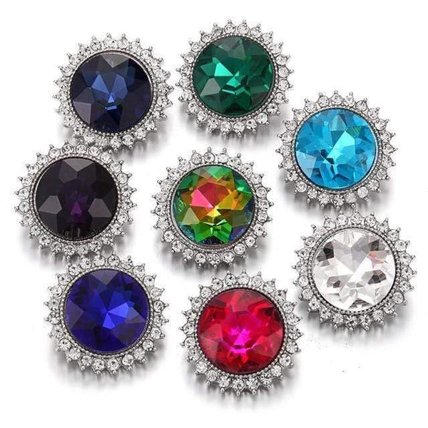 Planet Gates 30 6pcs/lot New Snaps Jewelry High Quality Love Heart  18mm Metal Snap Buttons DIY Charms Button Jewerly