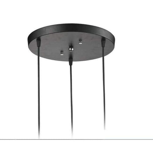 Planet Gates 30 CM Black 3 heads White Black metal lamp Base Round Rectangular 30cm 50cm 3 heads DIY chandelier Ceiling base Plate Lighting Accessories