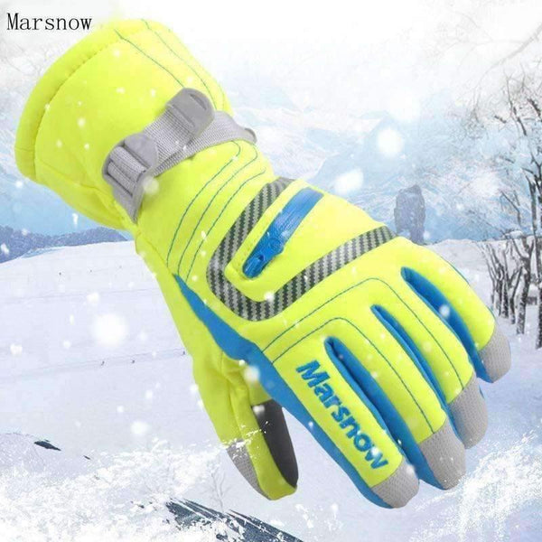 Planet Gates -30 Degree Marsnow Brand Men Women Ski Snow Riding Gloves Windproof Outdoor Sport Thermal Snowboard Winter Snow Skiing Gloves