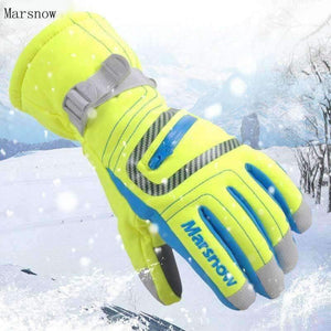 Planet Gates -30 Degree Marsnow Brand Men Women Ski Snow Riding Gloves Windproof Outdoor Sport Thermal Snowboard Winter Snow Skiing Gloves