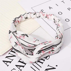 Fashion Floral Print Knot Women Headband Vintage Hairband Girls Headwear Leopard Headband  Hair Accessories