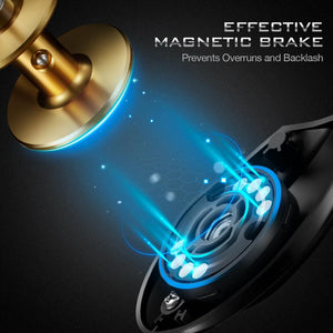 Planet Gates 300 Low Profile Baitcasting Reel 15KG Max Drag 8+1 Bearings Aluminum Frame Freshwater Saltwater Fishing Reel