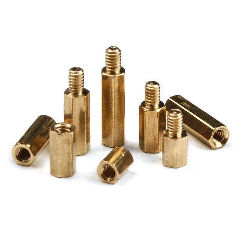 5 pièces Manchon M8 50mm, M8 Long Rod Écrou Hex Hexagonal, Entretoise