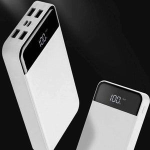 Planet Gates 30000 mAh 4 USB mobile power LCD digital display portable charger bateria externa for iphone x Samsung xiaomi
