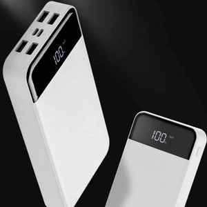 Planet Gates 30000 mAh 4 USB mobile power LCD digital display portable charger bateria externa for iphone x Samsung xiaomi