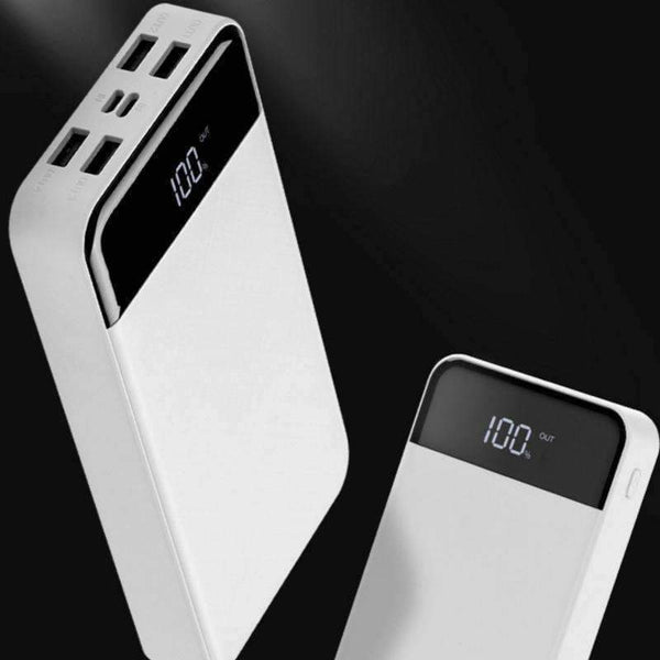 Planet Gates 30000 mAh 4 USB mobile power LCD digital display portable charger bateria externa for iphone x Samsung xiaomi