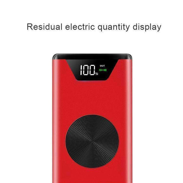 Planet Gates 30000mah for iphone X 8 QI Wireless Charger Power Bank Dual USB with Digital Display External Battery Powerbank for Samsung