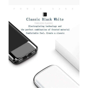 Planet Gates 30000mah Power Bank External Battery PoverBank 2 USB  Powerbank Portable Mobile phone Charger for Xiaomi MI iphone 7 8 X 18650