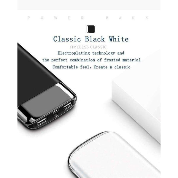 Planet Gates 30000mah Power Bank External Battery PoverBank 2 USB  Powerbank Portable Mobile phone Charger for Xiaomi MI iphone 7 8 X 18650